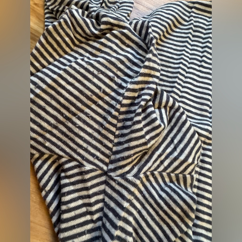 Prana Cozy Up T-Shirt - Kale Heather Stripe - Picture 3 of 3
